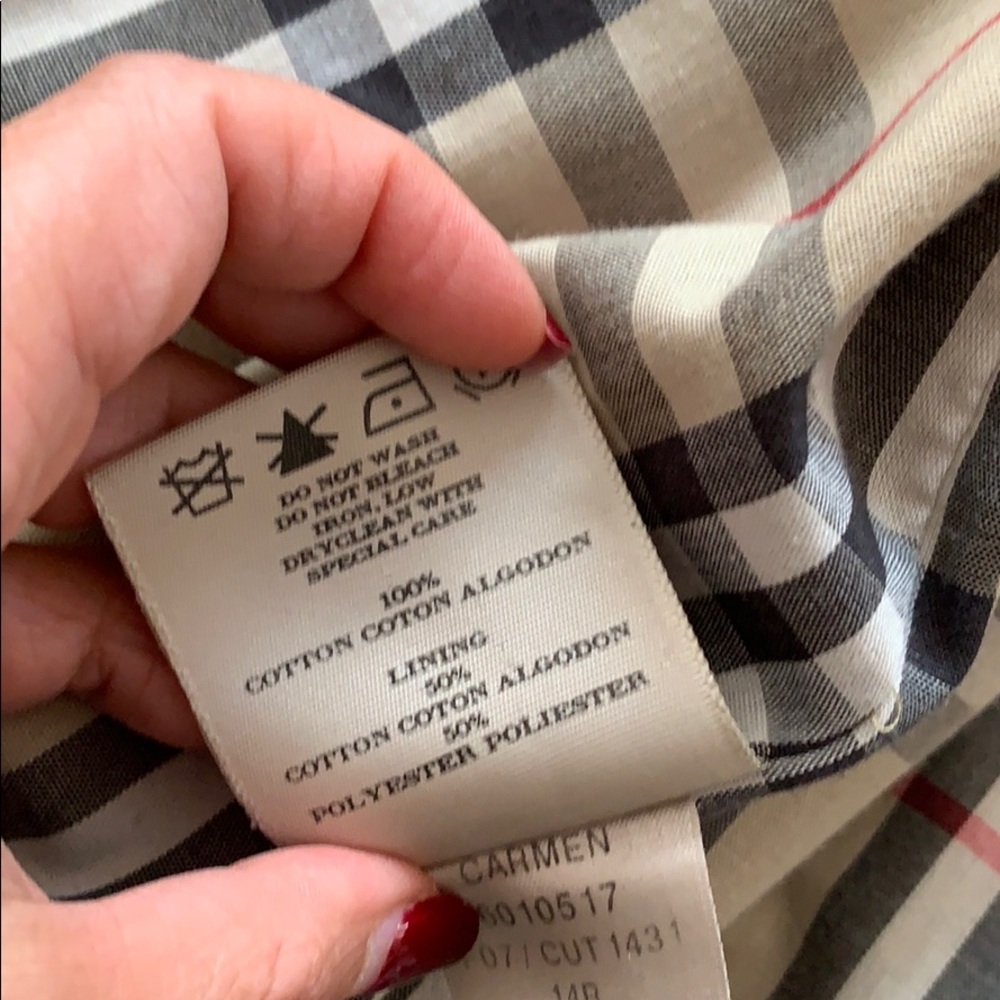 Burberry Parker Jacket size Large - Picture 7 of 10